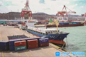 “威海—青岛—连云港”集装箱航线正式开通图片