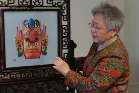 发源杭州的机绣有多精巧，这场非遗直播带你看缝纫机踩出来的神奇图片