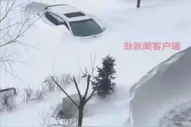齐齐哈尔遭罕见大暴雪袭击～一觉醒来车被埋了图片