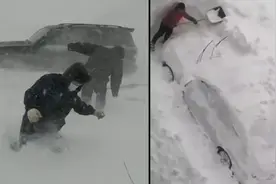 呼伦贝尔部分地区积雪超一米，车被掩埋视频封面