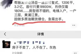 甩卖3.2亿元豪宅，只因炒原油爆仓？开发商发声，揭穿幕后黑手“画皮”图片