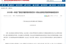广西一季度GDP同比下降3.3%，CPI上涨5.7%，最新经济数据出炉图片
