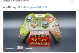 贝塞斯达将抽奖送出《毁灭战士：永恒》定制版Xbox One手柄图片