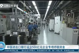 中国进出口银行设立500亿元企业专项纾困资金，建差异化定价机制视频封面