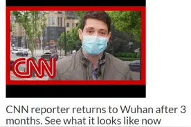 CNN记者重返武汉后的报道引起主持人感叹：难以想象图片
