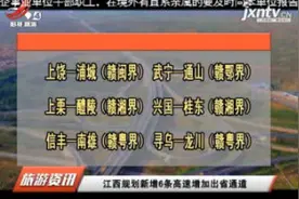 江西规划新增6条高速增加出省通道视频封面