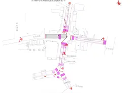 5月1日起东华西路东川路部分封闭施工，请注意绕行图片