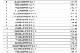 ​公募基金2020年一季度非货基规模发布：易方达、博时、华夏基金分列前三图片