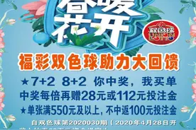 「泰安」你中奖，我买单！双色球大回馈，60万元资金送完为止图片