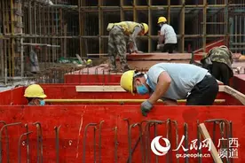 桂林站升级改造工程提速：进入站房主体结构施工阶段图片
