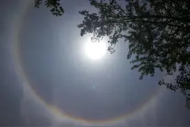 你看到了吗？浙江多地出现“日晕”奇观！晴好天气明天继续图片