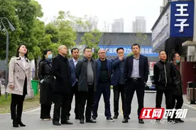 常德市城投领导调研武陵分公司项目建设图片