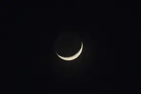 成都夜空“金星伴月”你看见了吗？图片