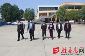 市教育局调研组到平舆一高调研开学复课情况图片