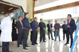 铜陵市考察团到郑蒲港新区考察图片