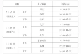 浙江7月学考安排确定！5月19日起网上报名图片