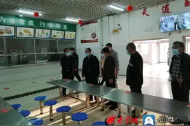 成武县教体局到成武一中检查开学复课和疫情防控工作图片