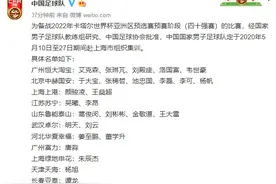 国足公布最新集训名单公布 归化球员洛国富入选图片