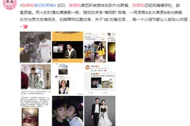 张若昀夫妇公园野餐 唐艺昕超大孕肚十分显眼图片
