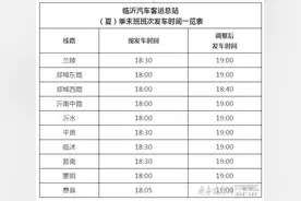 5月1日起，临沂九县末班车发车时间延长至19:00图片