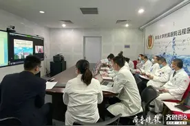 “青大附院经验”走进印尼，通过远程视频双方“面对面”探讨抗疫图片