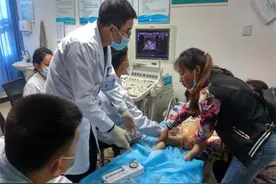 雅安职业技术学院附属医院：创新超声引导下注水 肠套叠被成功解套图片