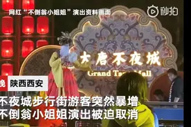 人从众！不倒翁小姐姐被迫取消演出！这些地方没票了…图片