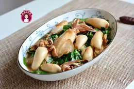 韭菜炒海兔：味道鲜美，绝佳的开胃菜图片