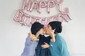 孙俪给女儿庆生，邓超在线吃醋图片