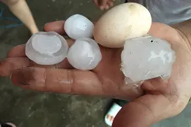 湖南常德桃源、鼎城等地突降冰雹，应急部门正统计受损情况图片