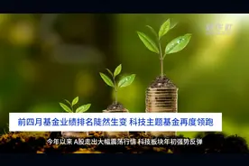 中国财富报道｜前四月基金业绩排名陡然生变 科技主题基金再度领跑视频封面