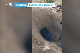 79岁母亲被儿子活埋，现场视频曝光图片