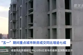 中国财富报道｜“五一”期间重点城市新房成交同比增逾七成视频封面
