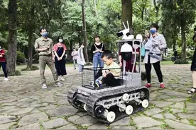 高手在民间！黄岩有人发明了机器人，能独自出门买菜图片