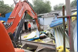 比普通房子矮也躲不过检查！北京祈年大街西侧一处违建拆除图片