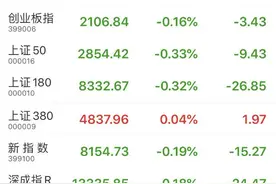 收盘：沪指报2871.52点，跌幅0.23%；央视50指数报7129.42点，跌幅0.09%图片