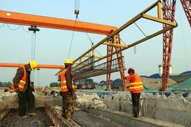 京沪高速改扩建工程八标 2618片梁板全部完成图片