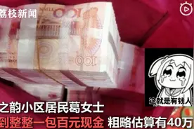 女子捡到40万现金失主说改天再拿怎么回事 失主为什么说改天再拿图片