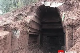 四川达州一道路扩建施工挖出一座古墓 专家认为是宋代石室墓图片