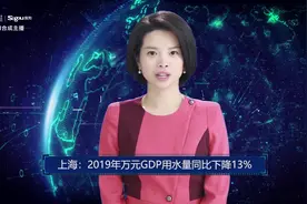 AI合成主播丨上海：2019年万元GDP用水量同比下降13%视频封面