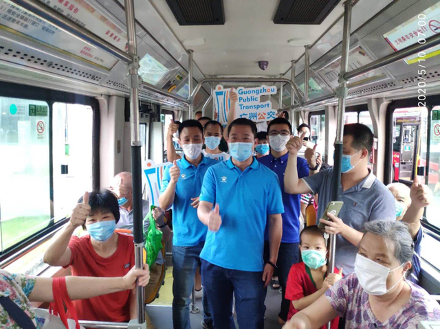 黄埔区富力悦禧花园社区首条公交线路376线正式开通运营