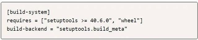 pyproject.toml到底是什么东西？