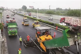 沪宁高速苏州段全封闭集中养护图片