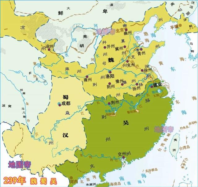 地图上的三国（一口气看完15幅地图）