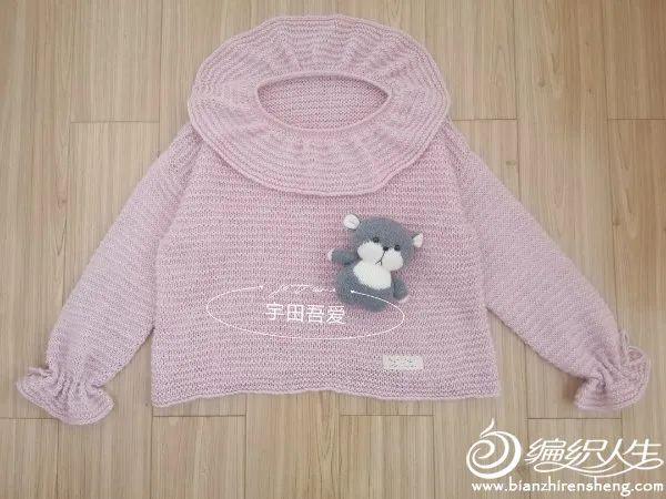 粉樱：喵夫人惊蛰、新夏至可爱棒针儿童套头毛衣（有编织说明）