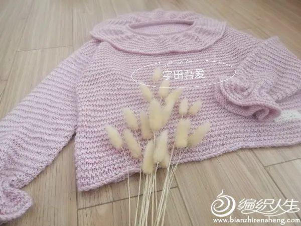 粉樱：喵夫人惊蛰、新夏至可爱棒针儿童套头毛衣（有编织说明）