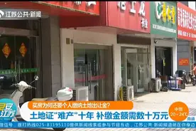 买房要个人缴纳土地出让金？土地证“难产”，补缴金额需数十万元视频封面