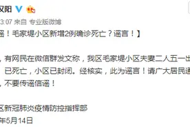 武汉一对夫妻出游后确诊新冠死亡？官方回应：系谣言图片