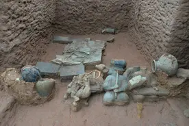 成都出土6000余座古墓，X射线看透“佛像摇钱树”真容图片