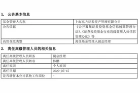继陈光明后，东方红资管再失大将：副总林鹏辞职“奔私”图片